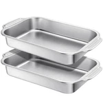 2 Pcs Stainless Steel Cake Pan 9 X 13 Inch Baking With Handle Rectangle B.... Fixed Price $43.49.