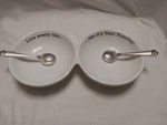 Mud Pie Double Salsa Server Set (taco Tuesday). Fixed Price $22.00.