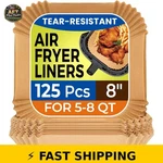 Vailnd Air Fryer Paper Liners 125 Pcs Parchment For 5-8 Qt Ninja. Fixed Price $33.99.