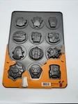 New Good Halloween 12 Design Non Stick Cookie Pan Tray Sheet Dracula Frank. Fixed Price $12.00.