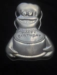 Vintage Wilton Cookie Monster Cake Pan 1982, 502-3738 Muppets Happy Birthday. Fixed Price $9.99.