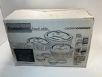 Vintage Corningware French White 10 Piece Stoneware Cookware Set 1994 Open Box. Fixed Price $325.00.