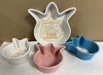 4 Chantal Tulip Shape Dishes White 1.25 Quart & 3 - 1.5 Cup Ramekins New. Fixed Price $34.99.