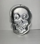 Wilton Smiling Skeleton Cake Pan 2105-2057 Vampire Ghoul Vintage Baking 2001. Fixed Price $9.99.