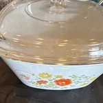 Corningware A-2-B 3 Quart Casserole Dish With Lid Floral Pattern Vintage. Fixed Price $18.99.
