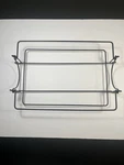 Temptations Metal Wire Rack For 2.5 Qt Rectangle Baking Dish 10 X 14. Fixed Price $12.50.