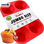 Silicone Texas Muffin 6 Jumbo Cupcake Non-stick. Fixed Price $19.41.