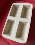 The Pampered Chef Mini 4 Loaf Pan 060305 Heritage Stoneware Classics Retired. Fixed Price $32.00.