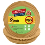 Upgraded Air Fryer Disposable Paper Liners - 1000 Pcs Thickened Deeper 9". Fixed Price $85.56.