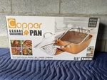 Copper Square Casserole Pan 9.5" Stove Top Or Oven Use Piece Set. Fixed Price $34.95.