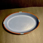 Dansk Mesa Sky Blue 12 5/8" Oval Baker/serving Bowl - New, No Box. Fixed Price $39.00.