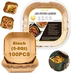 Ailun 8 Inch Round Air Fryer Disposable Paper Liners, 100PCS Non-stick. Fixed Price $15.23.