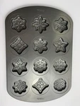 Wilton Cookie Mold Pan Snowflakes Christmas Holiday 12 Cavity. Fixed Price $7.11.