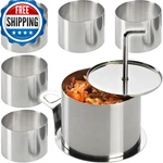 Lurch Germany Stainless Steel Food Rings Pusher And Lifter Cake Or Cooking. Fixed Price $56.51.