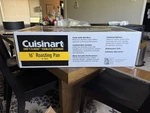 Cuisinart Roasting Pan With Rack, 16 Chef Classic, Stainless. Fixed Price $40.00.