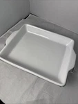 Anchor Home Collection Baking Dish W/ Serving Rack White 13X11X3''. Fixed Price $33.75.