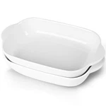 Leetoyi Ceramic Small Baking Dish, Porcelain 2-PIECE Rectangular Bakeware Wit.... Fixed Price $29.91.