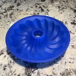 Lekue Silicone Bundt Pan Maite Design 5 Cup Blue Cake Mold 10 1/2. Fixed Price $9.99.
