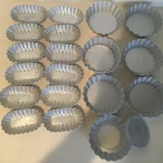 12 Mini Fluted Tart Pans 3.5 7 Fat Dadio 2-PIECE Nonstick 4. Fixed Price $16.75.