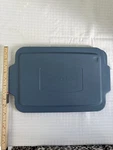 Anchor Hocking Blue 3 Qt Baking Dish Replacement Cover Lid Only 5916-11. Fixed Price $20.00.