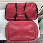 Anchor Hocking Glass Bake Dish With Lid And Tote Qt 9X13 Casserole Baking D3. Fixed Price $20.00.