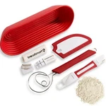 Breadsmart Making Kit 5-PIECE Tool Set Make Homemade Red. Fixed Price $39.99.