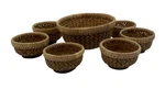 Handcrafted Bamboo Kacang Snack Basket Set Of 7 By Global Exchange. Fixed Price $34.99.