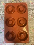 Silikomart Flexible Silicone Bakeware, Donut Pan 3.3 Oz (98ML). Fixed Price $24.90.