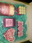 Creative By Kris Handmade Scented Floral Heart Set Love Potion 5. Fixed Price $45.00.