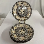 Temp-tations Old World Black Salad Plates 8" Temptations Set Of 4. Fixed Price $29.95.