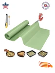 Silicone Baking Mat, 12 X 6 Ft Free Cutting Sheet,non-stick Reusable Dough. Fixed Price $24.71.