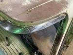 1961 Chevrolet Impala 4-D Top Passenger Side Rear Window Corner Stainless. Fixed Price $45.00.