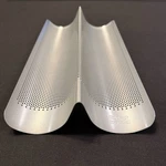 Chicago Metallic Commercial Ii Perforated French Bread Pan 59610. Fixed Price $20.00.