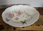 Lenox "butterfly Meadow" Scalloped Oval Baker SKU#6084024 New Box. Fixed Price $54.03.