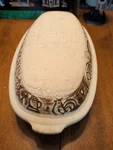 Romertopf Terra Cotta Clay Baker Unglazed 114 West Germany 15 X 6 White. Fixed Price $50.00.
