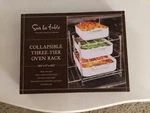 Sur Table Collapsible 3-TIER Oven Rack -14.5 X 11 10.5" New. Fixed Price $29.00.