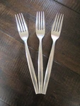 Gormet Settings Of 3 Dinner Forks Stainless 18/10 Replacement "g" Stp. Fixed Price $39.99.
