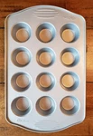Wilton Non-stick Mini Muffin Pan 12-CUP Cupcake Premium Steel 2105-113 New. Fixed Price $9.95.