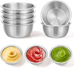 6-PACK 2.2 Oz Stainless Steel Dipping Sauce Cups For Home And Restaurant Use. Fixed Price $12.25.