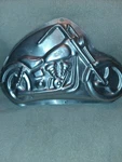 1999 Wilton Motorcycle Harley Davidson Birthday Cake Pan Mold #2105-2025. Fixed Price $19.99.