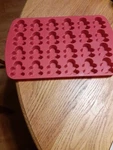 Wilton Silicone Mold Gingerbread Boy Christmas 24 Cavity Red (1) Count. Fixed Price $7.95.