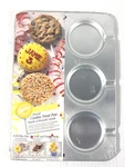Wilton 6 Round Treat Pan 2105-8105 1998 Aluminum Cookies Pops. Fixed Price $14.98.