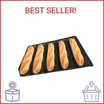 Bluedrop Hot Dog Molds Silicone Bread Forms Non Stick Bakery Trays Roll Toas. Fixed Price $21.21.