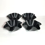 4 Packs Taco Salad Bowl Maker Molds Nonstick Carbon Steel Tortilla Shell Pans. Fixed Price $11.99.