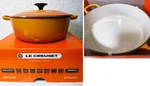 Le Creuset Cocotte Risotto Pot 24CM 9.5" Marronnier Orange Cast Iron From Japan. Fixed Price $182.87.