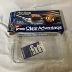 Vtg 1986 Pyrex Clear Advantage Non-stick Quart Oblong Baking Dish 232-NS. Fixed Price $34.99.