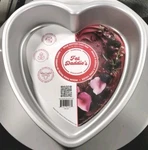 Fat Daddio's Valentine's Heart Shaped Layer Cake Pan Baking 10" X3" Deep PHT-103. Fixed Price $38.95.