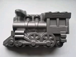 Nordic Ware Locomotive Train Cake Pan Baking Mold Cast Aluminum 9 Cups 2.1L. Fixed Price $24.99.