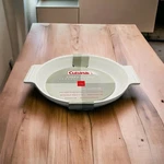 Cuisinart Chefs Classic White Oval Ceramic Casserole Dish 14" Stoneware Bakeware. Fixed Price $35.00.
