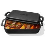 Lvmol 9X13" Casserole Dishes For Oven With Lids 2-IN-1 Pre-seasoned Cast Iron. Fixed Price $83.23.
